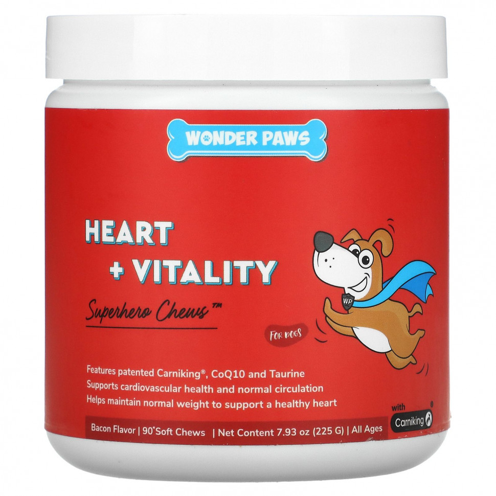  Wonder Paws, Superhero Chews, Heart + Vitality,  ,   , , 90       -     , -, 