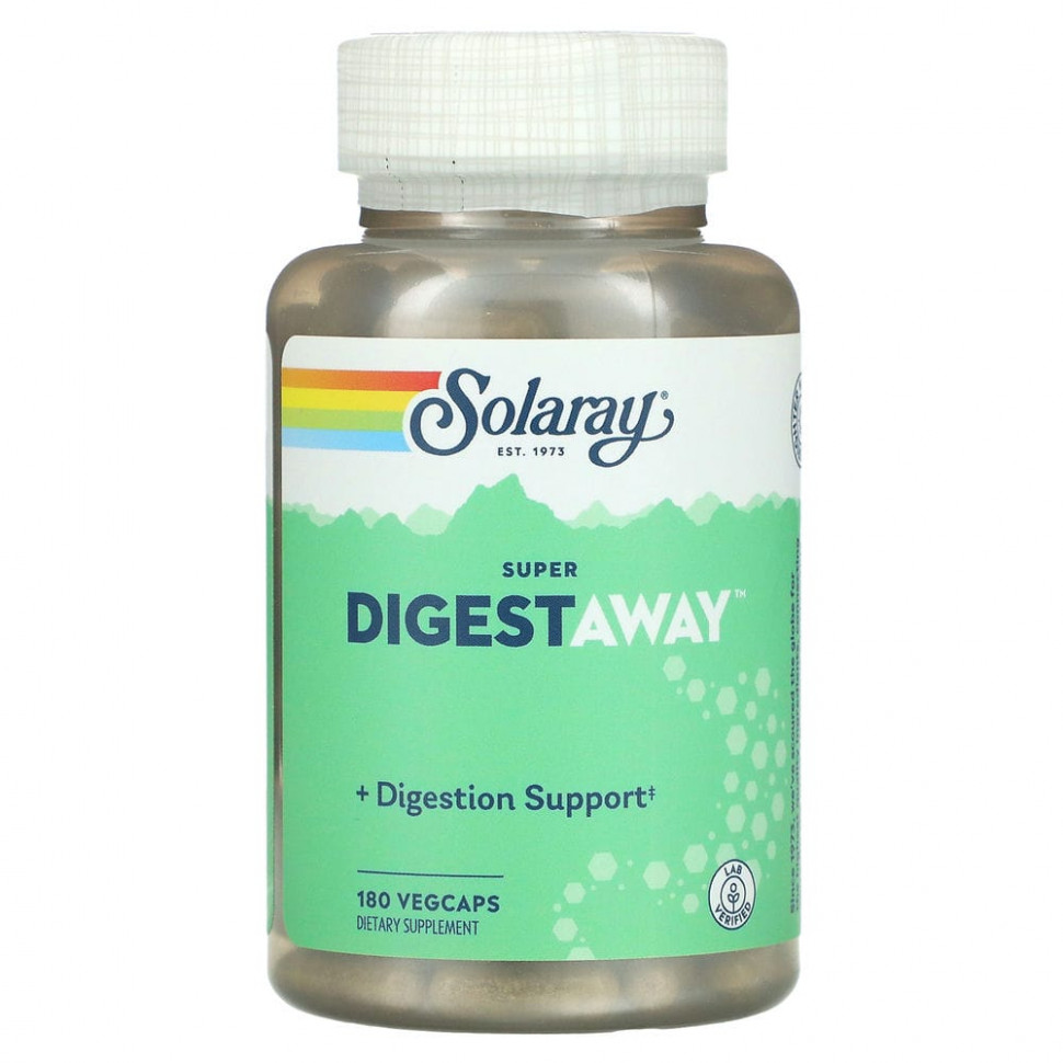  Solaray,   Super Digestaway   , 180      -     , -, 