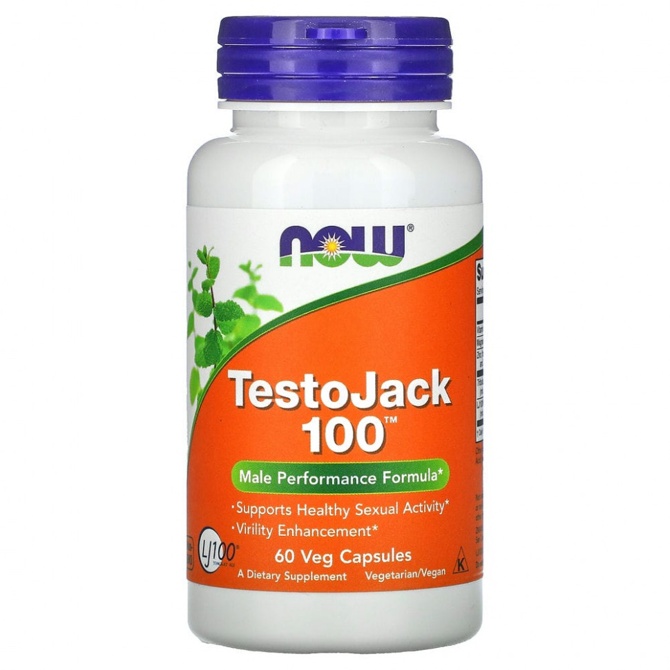  NOW Foods, TestoJack 100, 60      -     , -, 