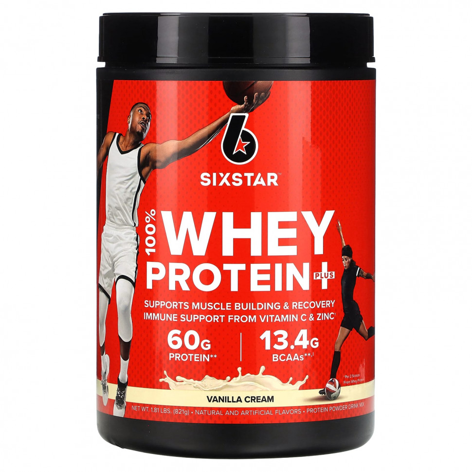  SIXSTAR, 100% Whey Protein Plus,  , 821  (1,81 )    -     , -, 