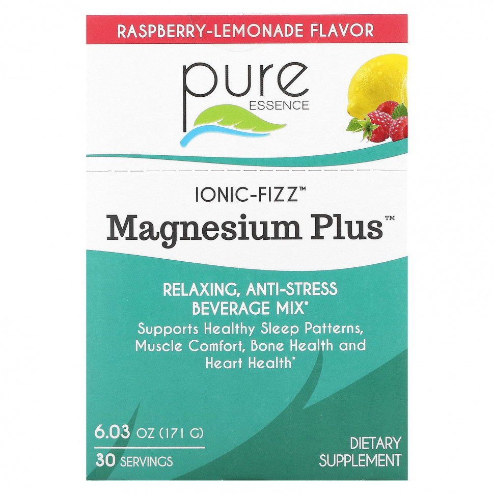  Pure Essence, Ionic-Fizz, Magnesium Plus,  , 30   0,2  (5,7 )     -     , -, 