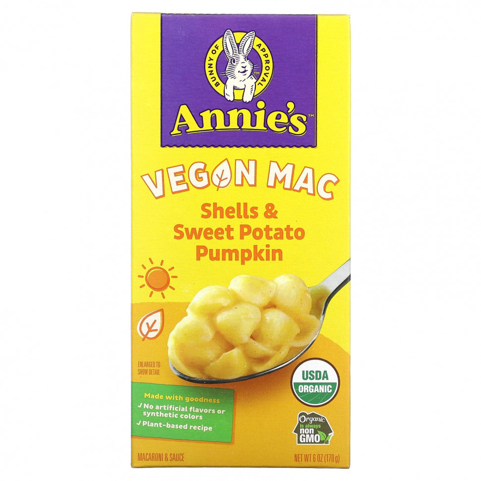  Annie's Homegrown, Vegan Mac,   , , 170  (6 )    -     , -, 