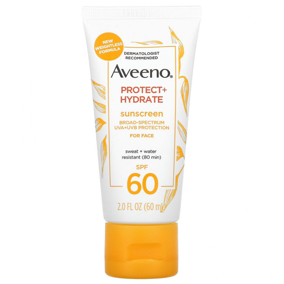  Aveeno, Protect + Hydrate,  ,  , SPF 60, 60  (2 . )    -     , -, 