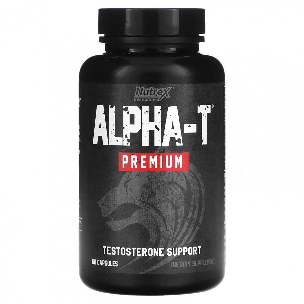  Nutrex Research, Alpha-T Premium, 60     -     , -, 