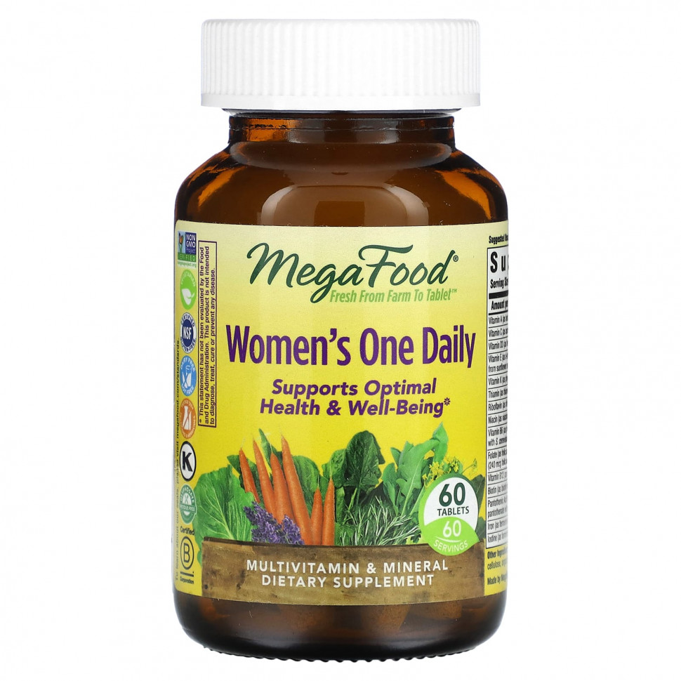  MegaFood, Women's One Daily, 60     -     , -, 