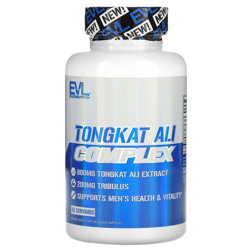  EVLution Nutrition, Tongkat Ali Complex, 800 , 60      -     , -, 