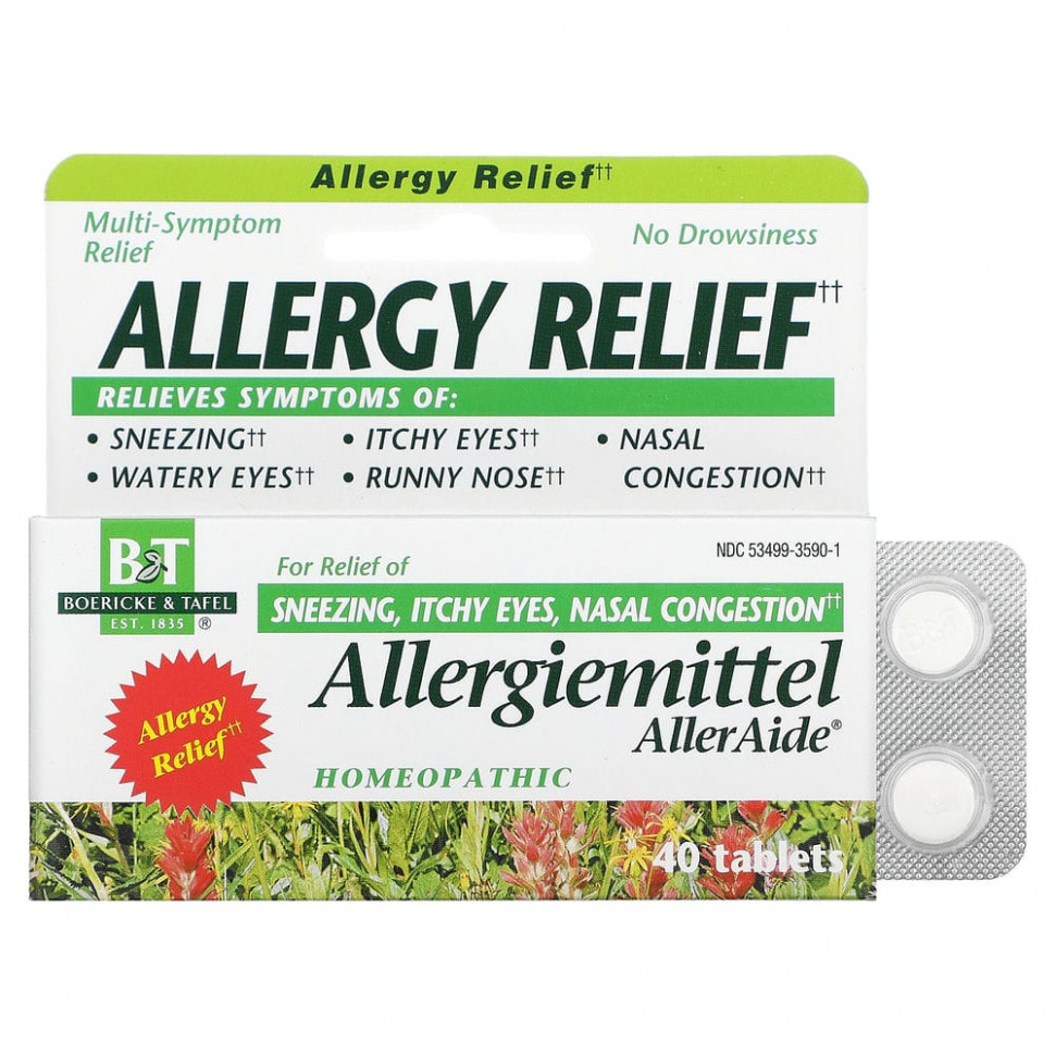  Boericke & Tafel,  , Allergiemittel AllerAide, 40     -     , -, 