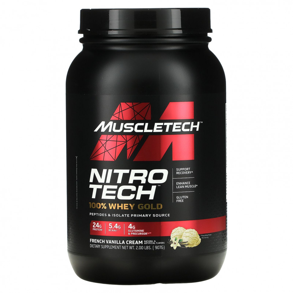  Muscletech, Nitro Tech, 100% Whey Gold (100% ),   , 999  (2,20 )    -     , -, 