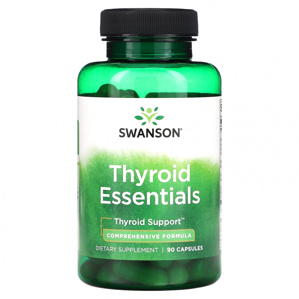  Swanson, Thyroid Essentials, 90     -     , -, 