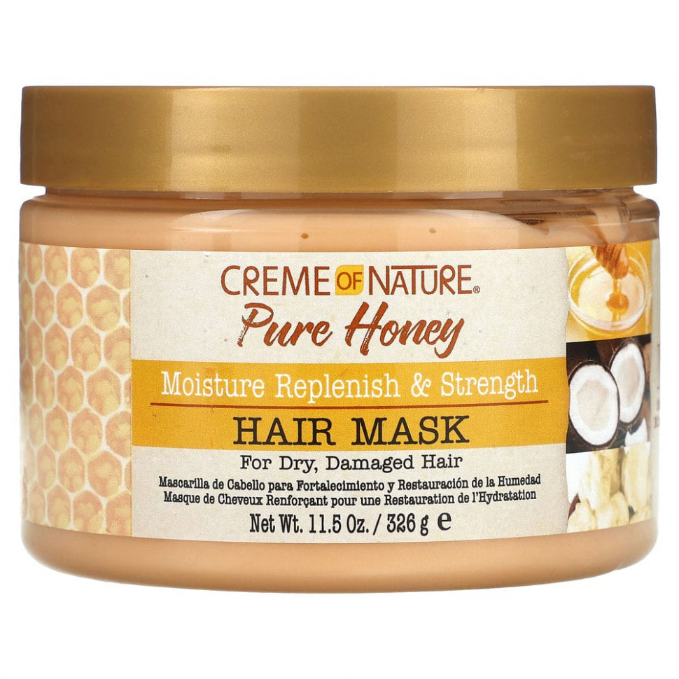 ���� Creme Of Nature, Pure Honey, ����������� � ����������� ����� ��� �����, 326 � (11,5 �����)  Iherb (������) ������ ������