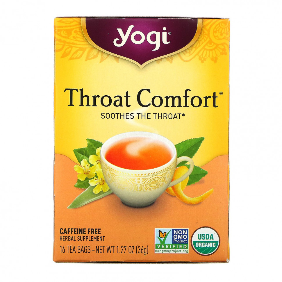  Yogi Tea, Throat Comfort,  , 16  , 36  (1,27 )    -     , -, 