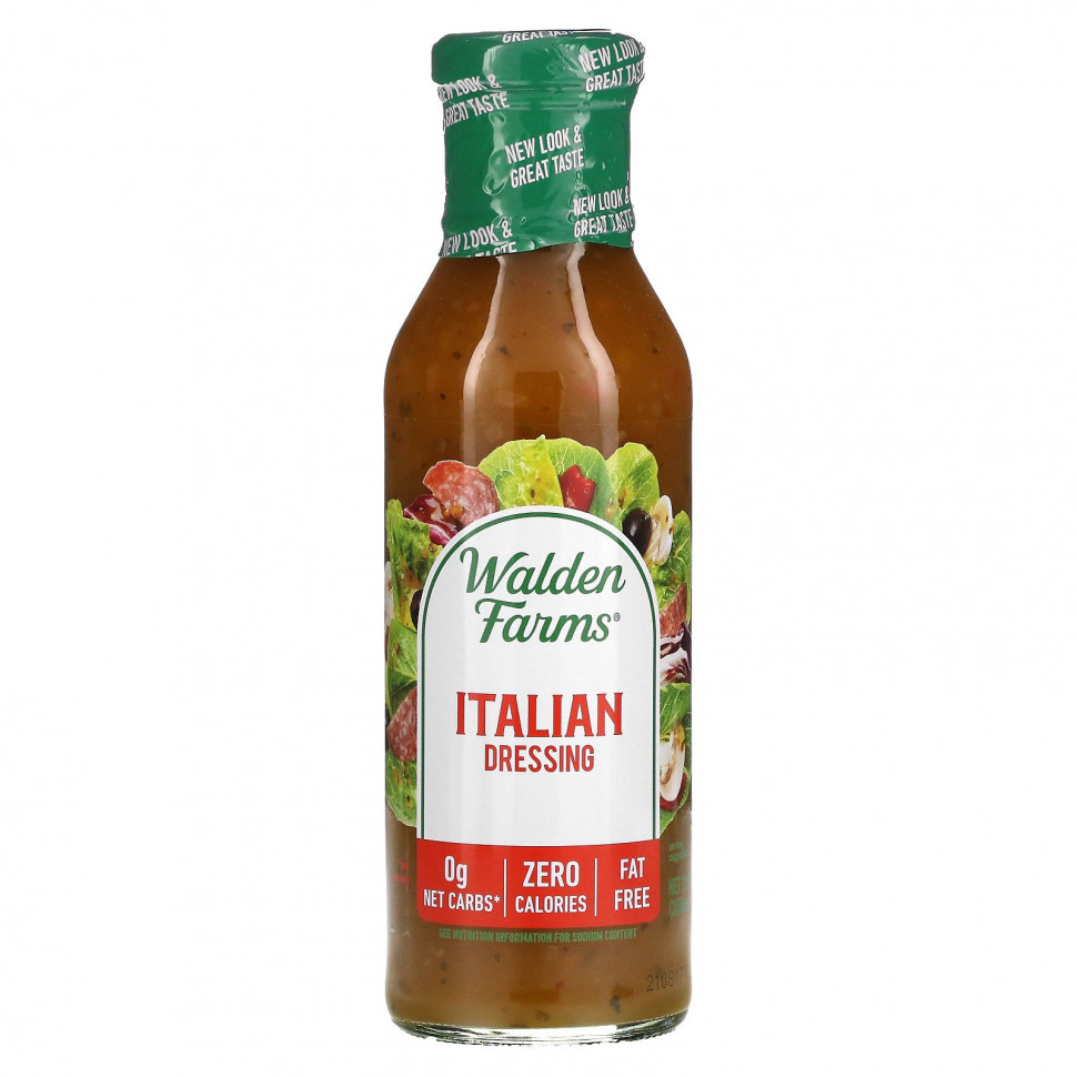  Walden Farms, Calorie Free, Italian Dressing, 12 fl oz (355 ml)    -     , -, 