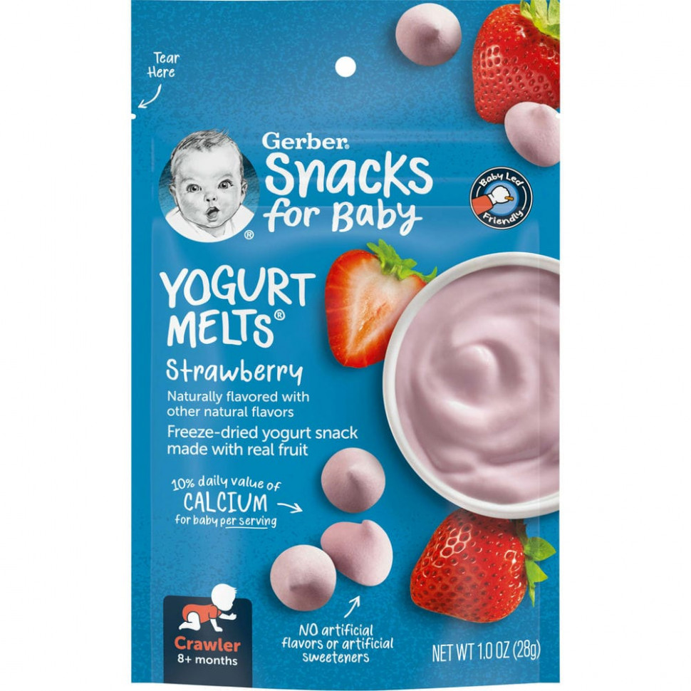  Gerber, Yogurt Melts,    8 ,  , 28  (1.0 )    -     , -, 