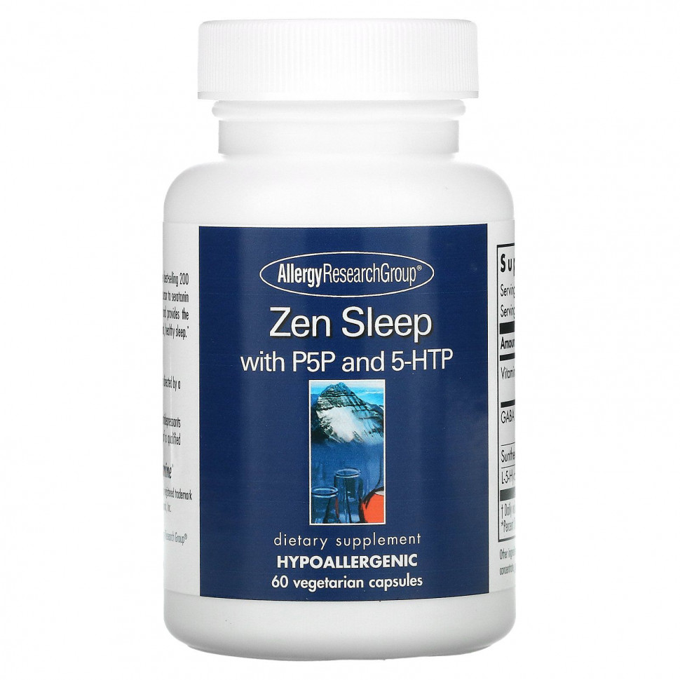  Allergy Research Group,  Zen Sleep  P5P  5-HTP, 60    Iherb ()  