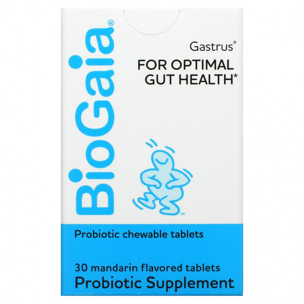 ���� BioGaia, Gastrus For Optimal Gut, ��������, 30 ��������  Iherb (������) ������ ������