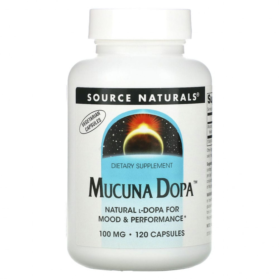  Source Naturals, Mucuna Dopa, 100 , 120     -     , -, 