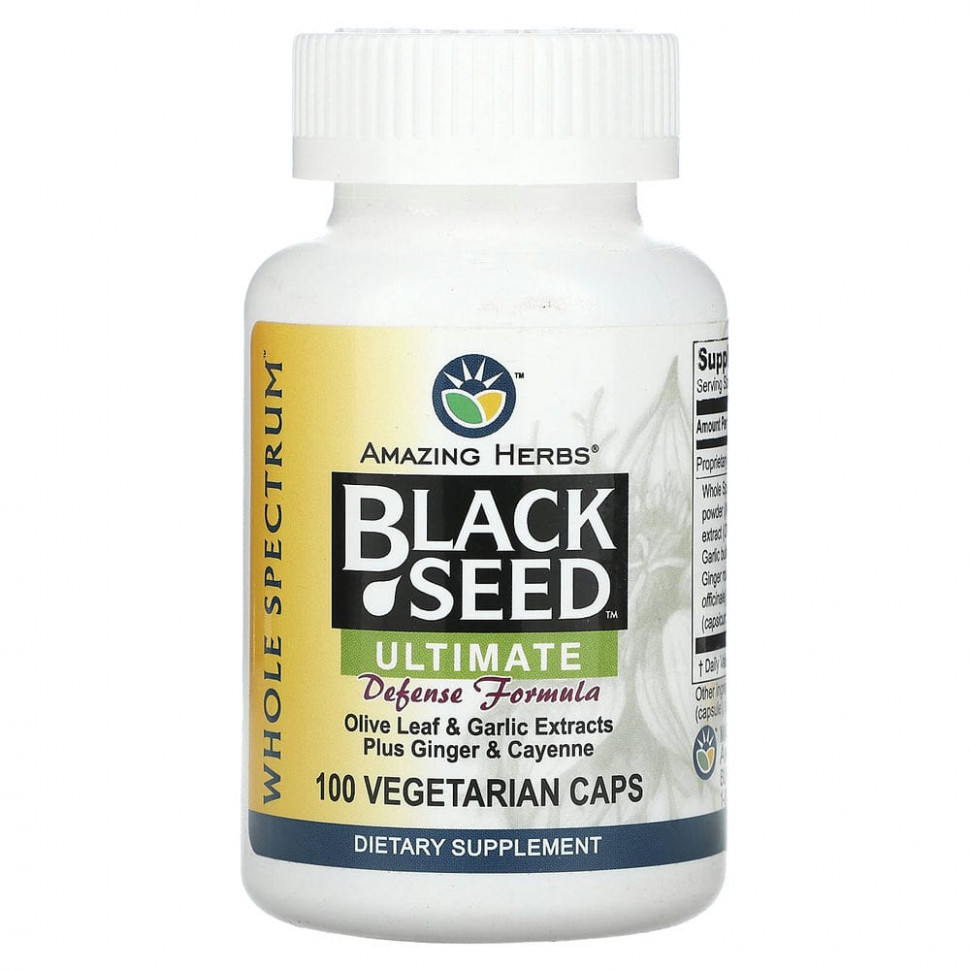  Amazing Herbs, Black Seed, Ultimate Defense Formula, 100      -     , -, 