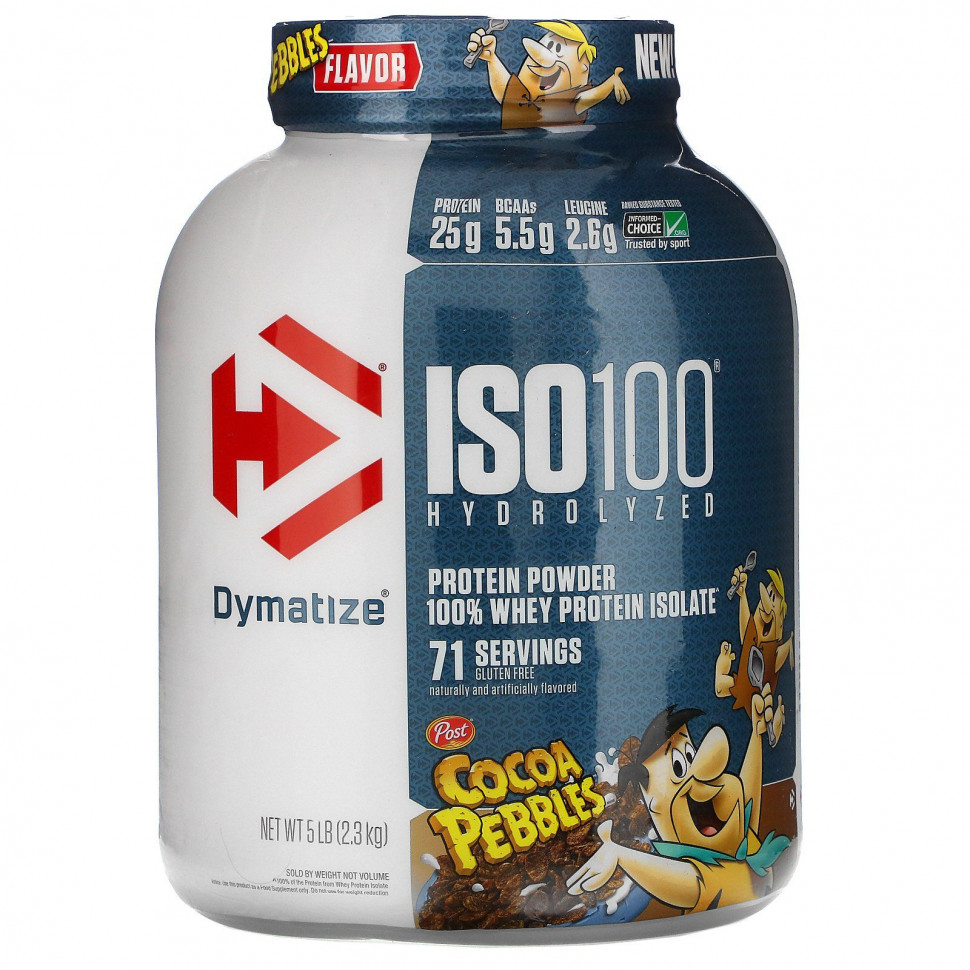  Dymatize Nutrition, ISO100,  100%   ,  , 2,3  (5 )    -     , -, 