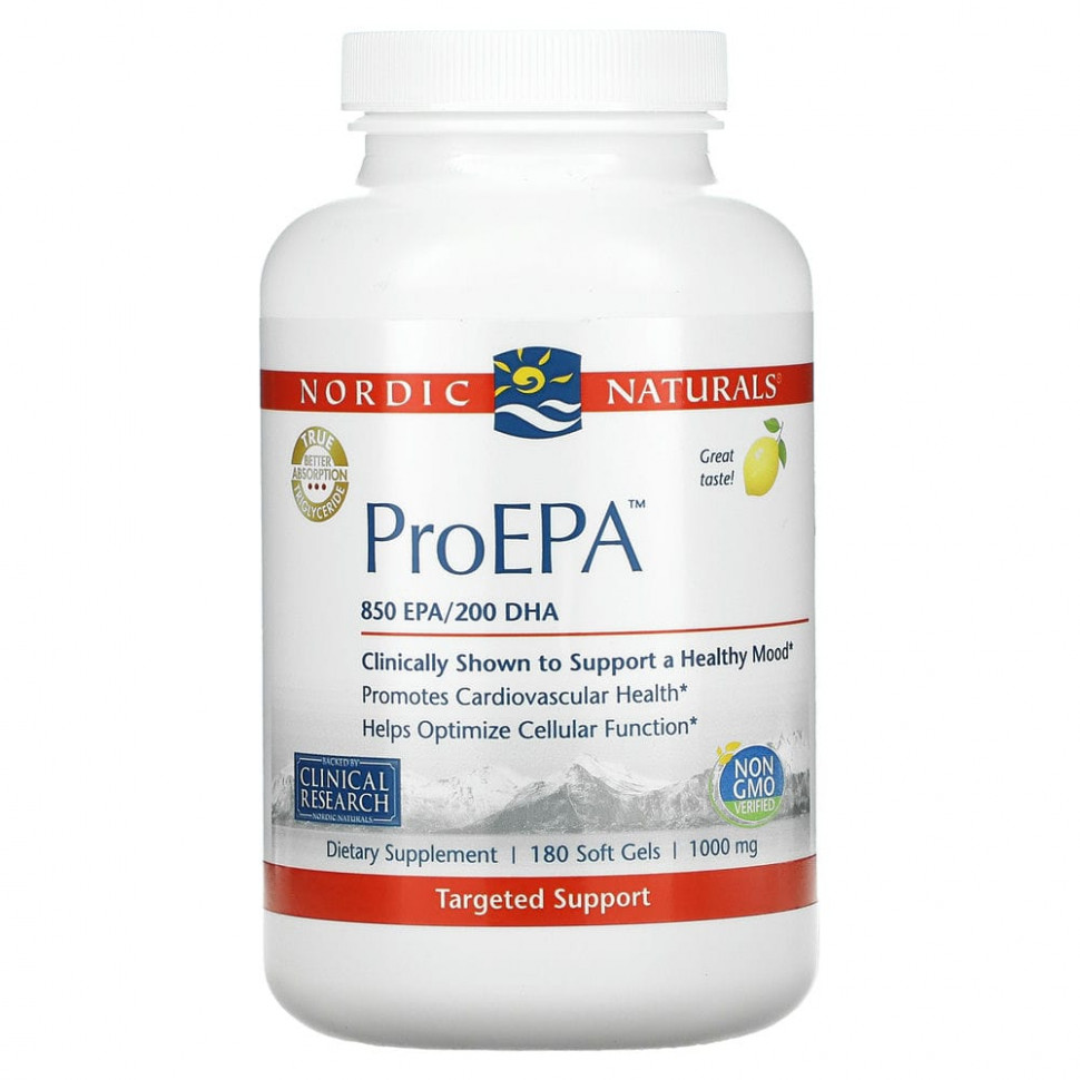  Nordic Naturals, ProEPA, , 1000 , 180     -     , -, 