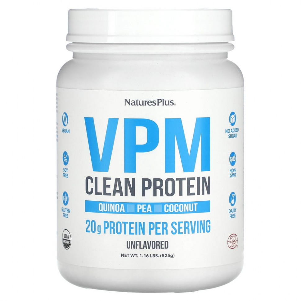  NaturesPlus, VPM Clean Protein,  , 525  (1,16 )    -     , -, 