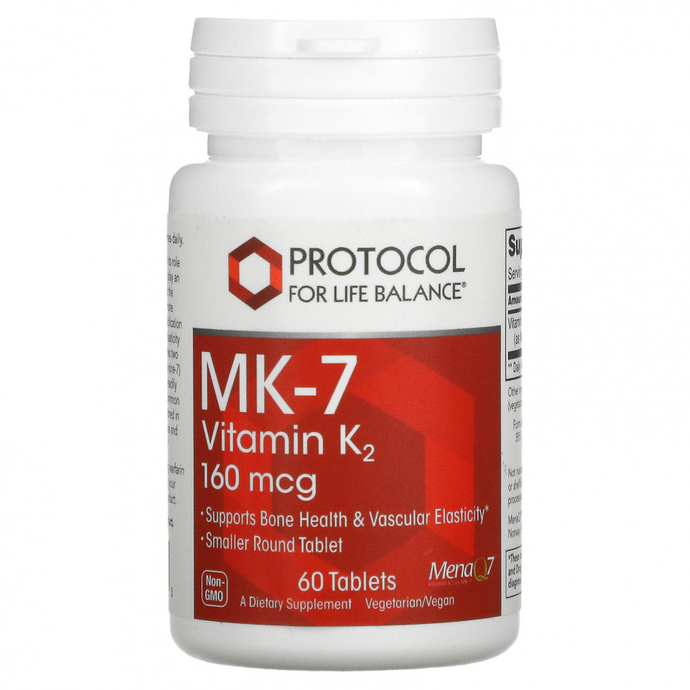  Protocol for Life Balance, MK-7  K2, 160 , 60     -     , -, 