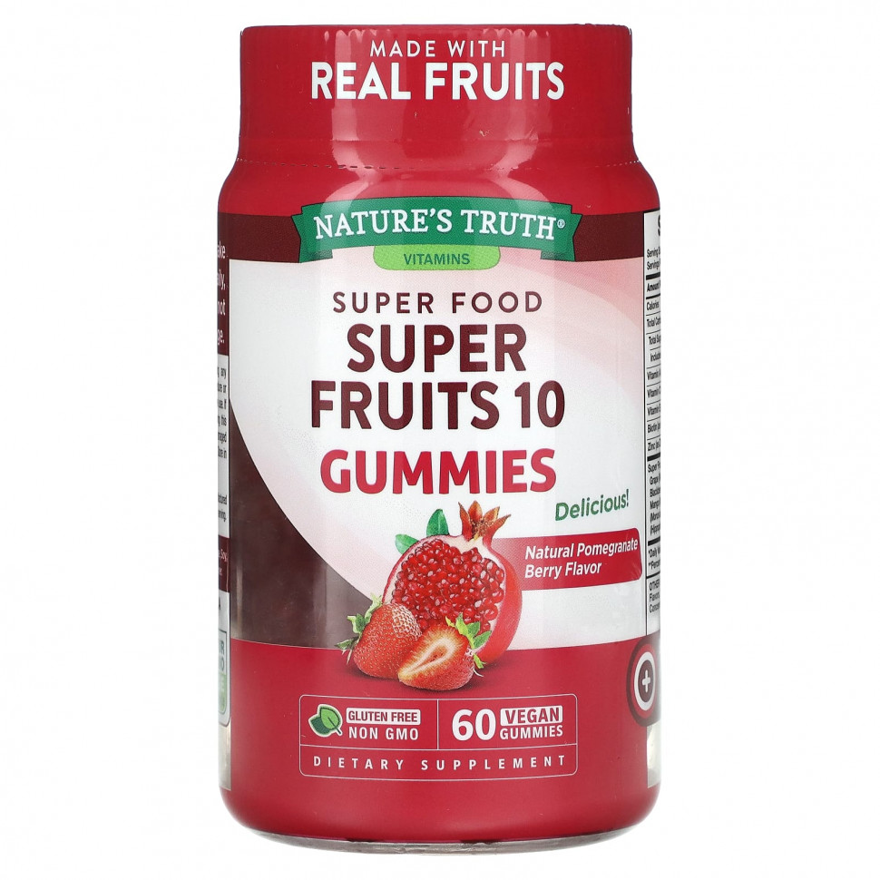  Nature's Truth, Super Fruits, 10  ,   , 60       -     , -, 