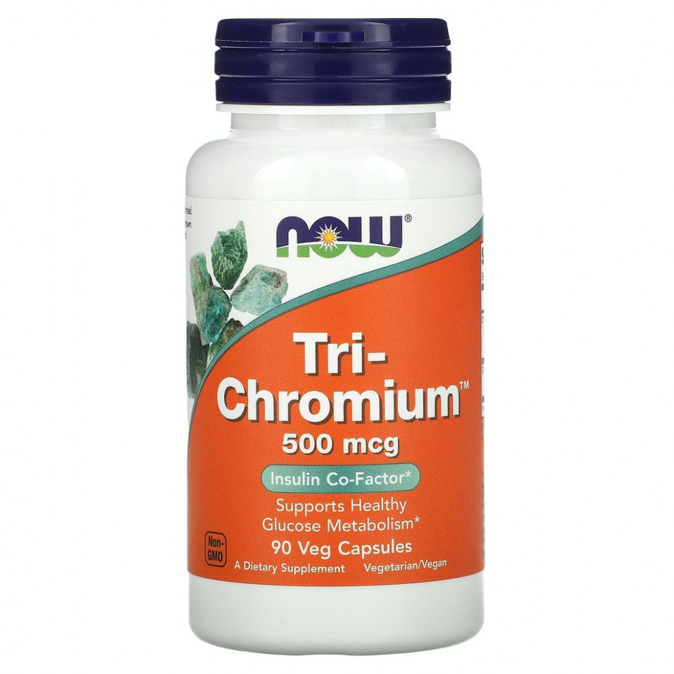  NOW Foods, Tri-Chromium, 500 , 90      -     , -, 