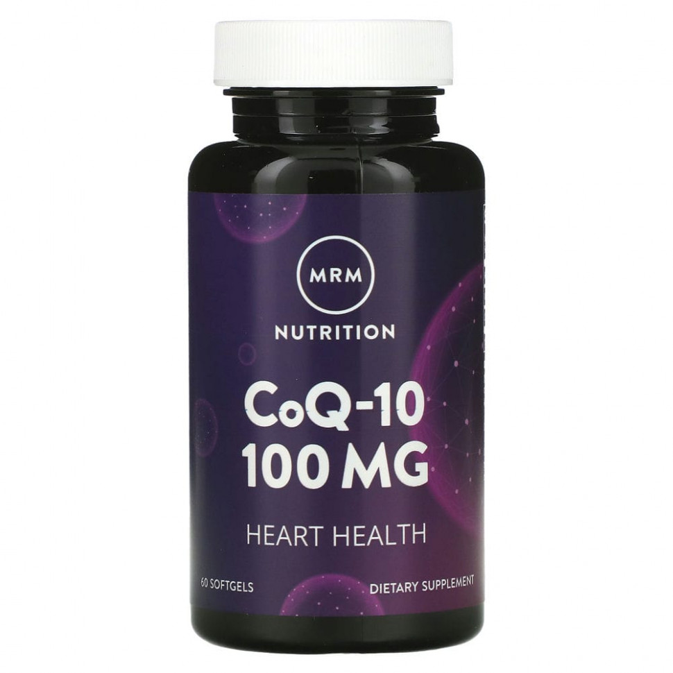  MRM, Nutrition,  Q-10, 100 , 60      -     , -, 