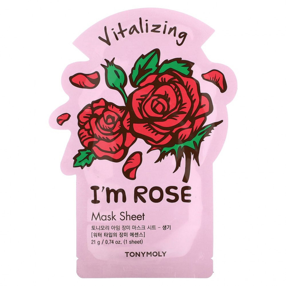  Tony Moly, I'm Rose, Vitalizing Beauty Mask,  , 1 ., 21  (0,74 )  Iherb ()  