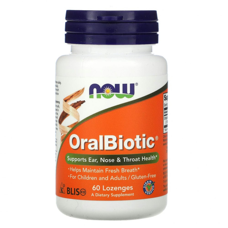  NOW Foods, OralBiotic, 60     -     , -, 