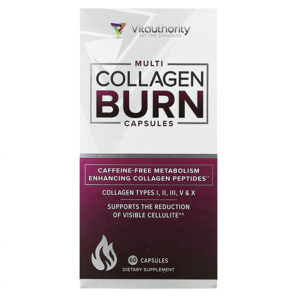  Vitauthority, Multi Collagen Burn, 60     -     , -, 