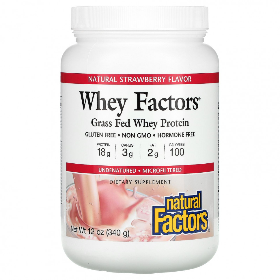  Natural Factors, Whey Factors,    ,  , 340  (12 )    -     , -, 