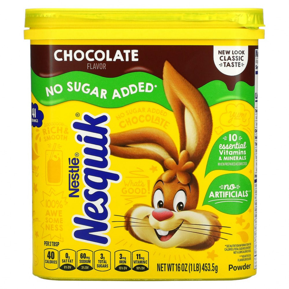  Nesquik, Nestle Powder, -   ,   , 453,5  (16 )    -     , -, 