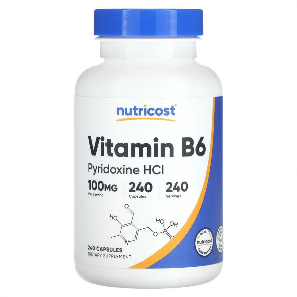  Nutricost,  B6, 100 , 240     -     , -, 