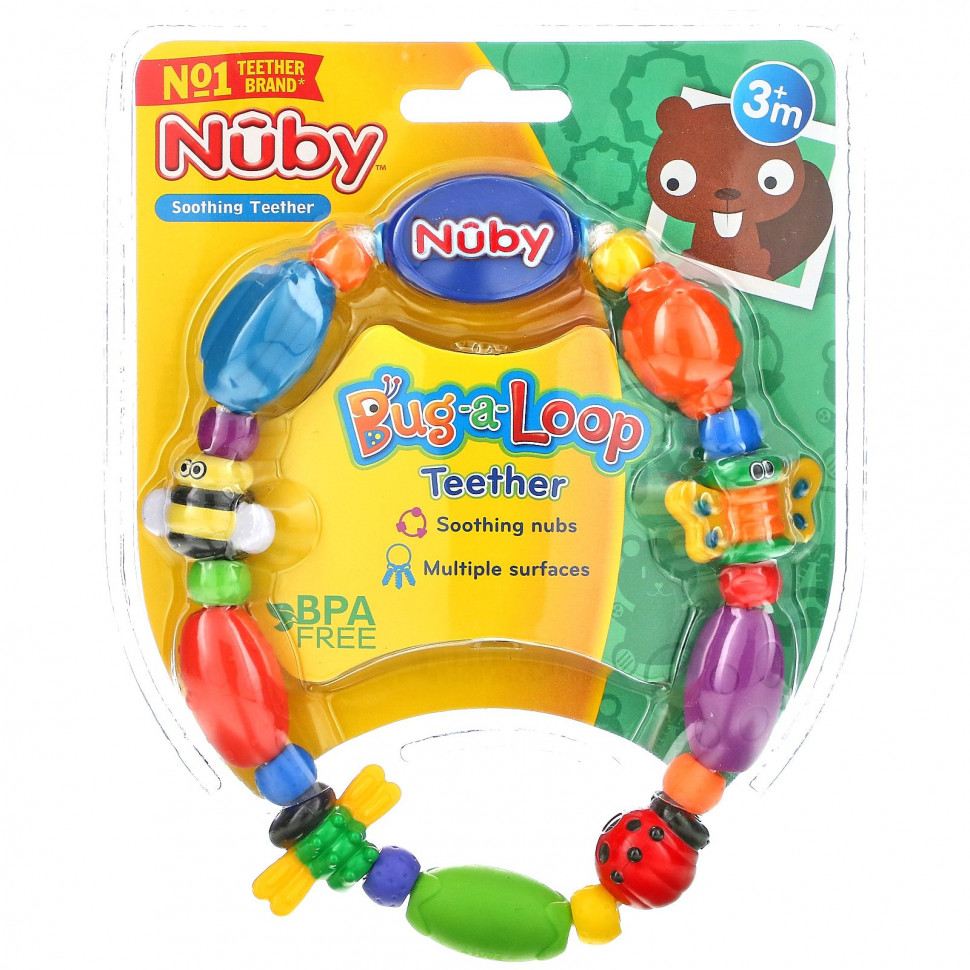  Nuby, Bug-a-Loop,   ,    3 , 1 .    -     , -, 