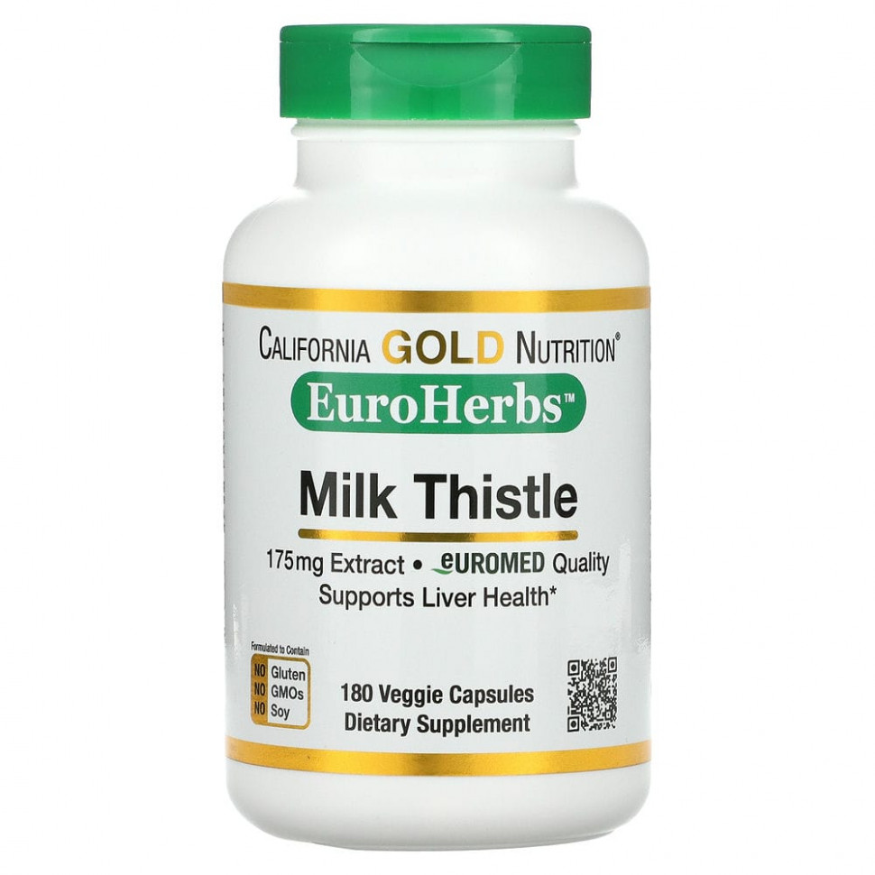 ���� California Gold Nutrition, EuroHerbs, �������� ����������, ����������� ��������, 175 ��, 180 ������������ ������  Iherb (������) ������ ������