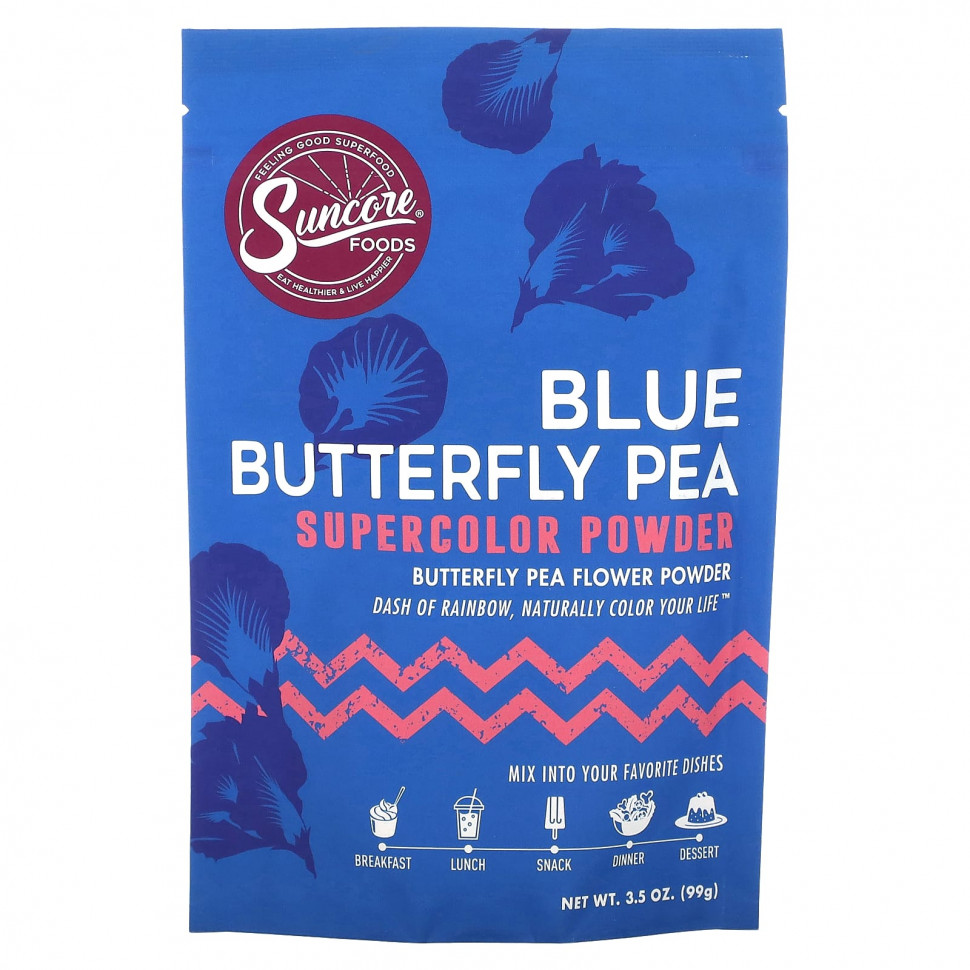  Suncore Foods, Blue Butterfly PEA,  , 99  (3,5 )    -     , -, 