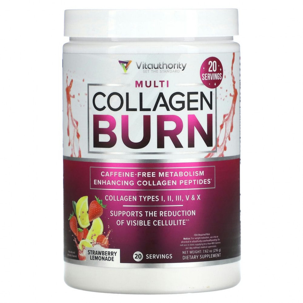  Vitauthority, Multi Collagen Burn,  , 216  (7,62 )    -     , -, 