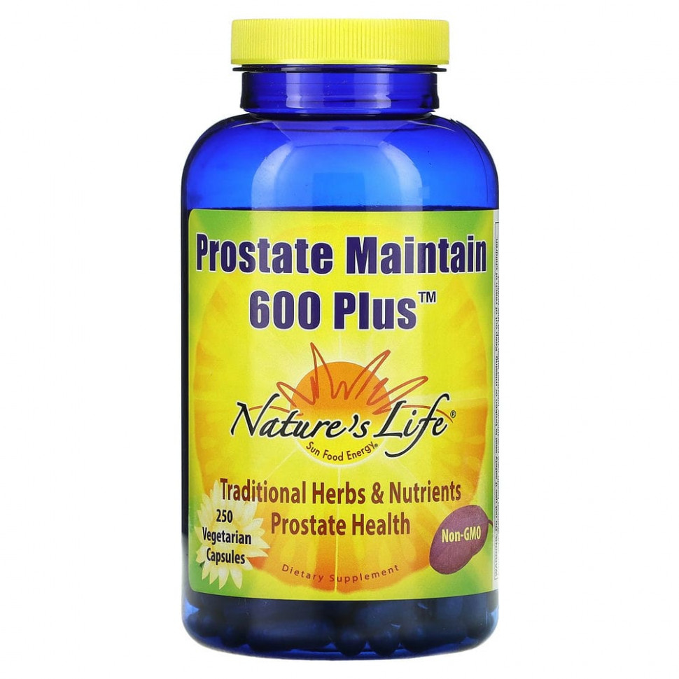  Nature's Life, Prostate Maintain 600 Plus, 250      -     , -, 