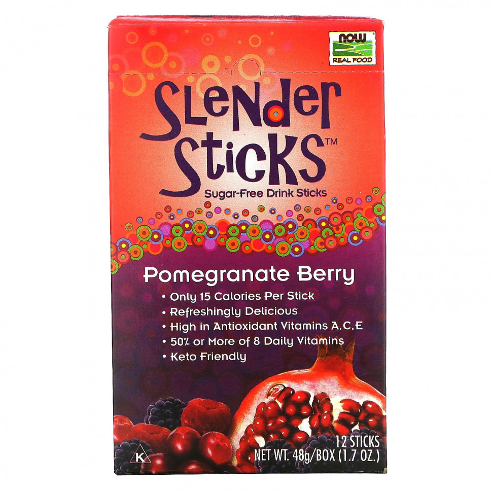  NOW Foods, Real Food, Slender Sticks,     , 12 ,  4  (0,14 )    -     , -, 