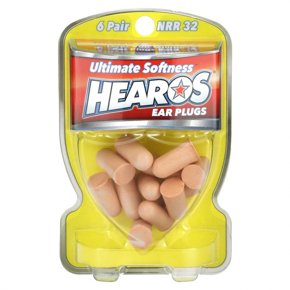 ���� Hearos, ������, Ultimate Softness, High, NRR 32, 6 ���  Iherb (������) ������ ������