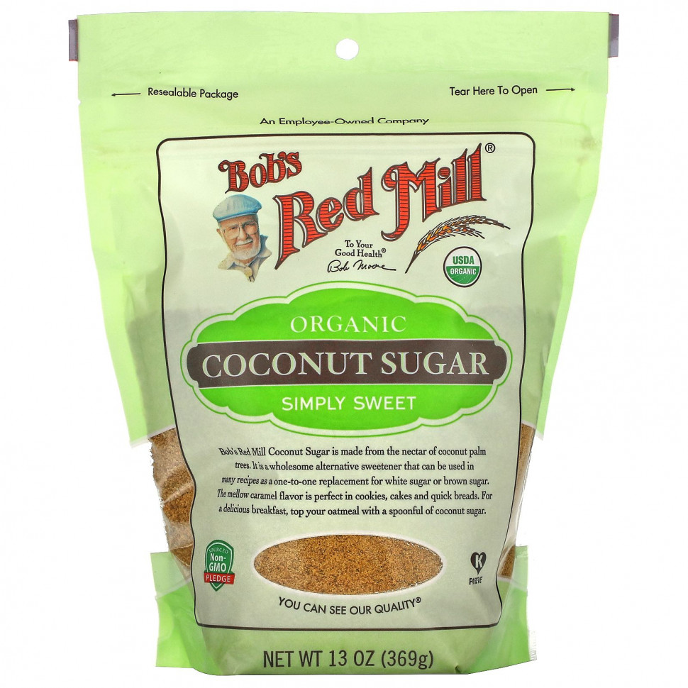  Bob's Red Mill, Organic, Coconut Sugar, 13 oz (369 g)    -     , -, 