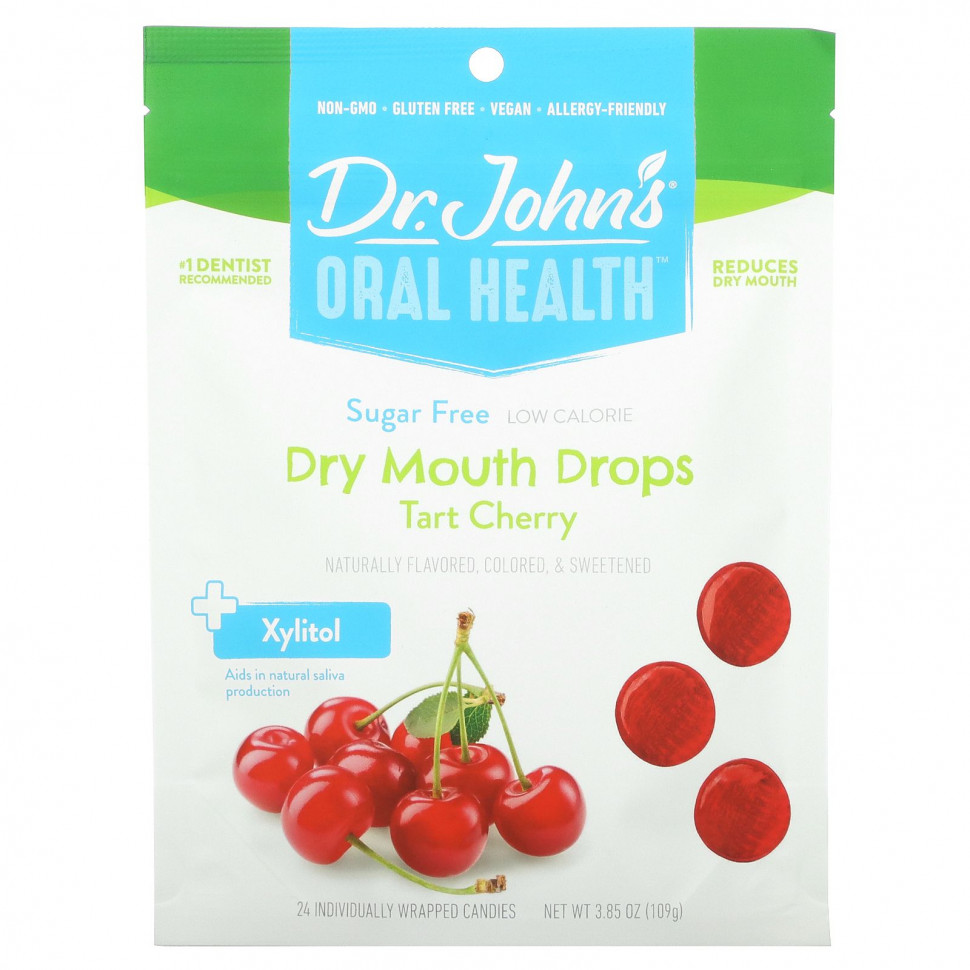 ���� Dr. John's Healthy Sweets, Oral Health, ����� ��� ������� �� ���, � ��������, �����, ��� ������, 24 ������� � �������������� ��������, 109 � (3,85 �����)  Iherb (������) ������ ������