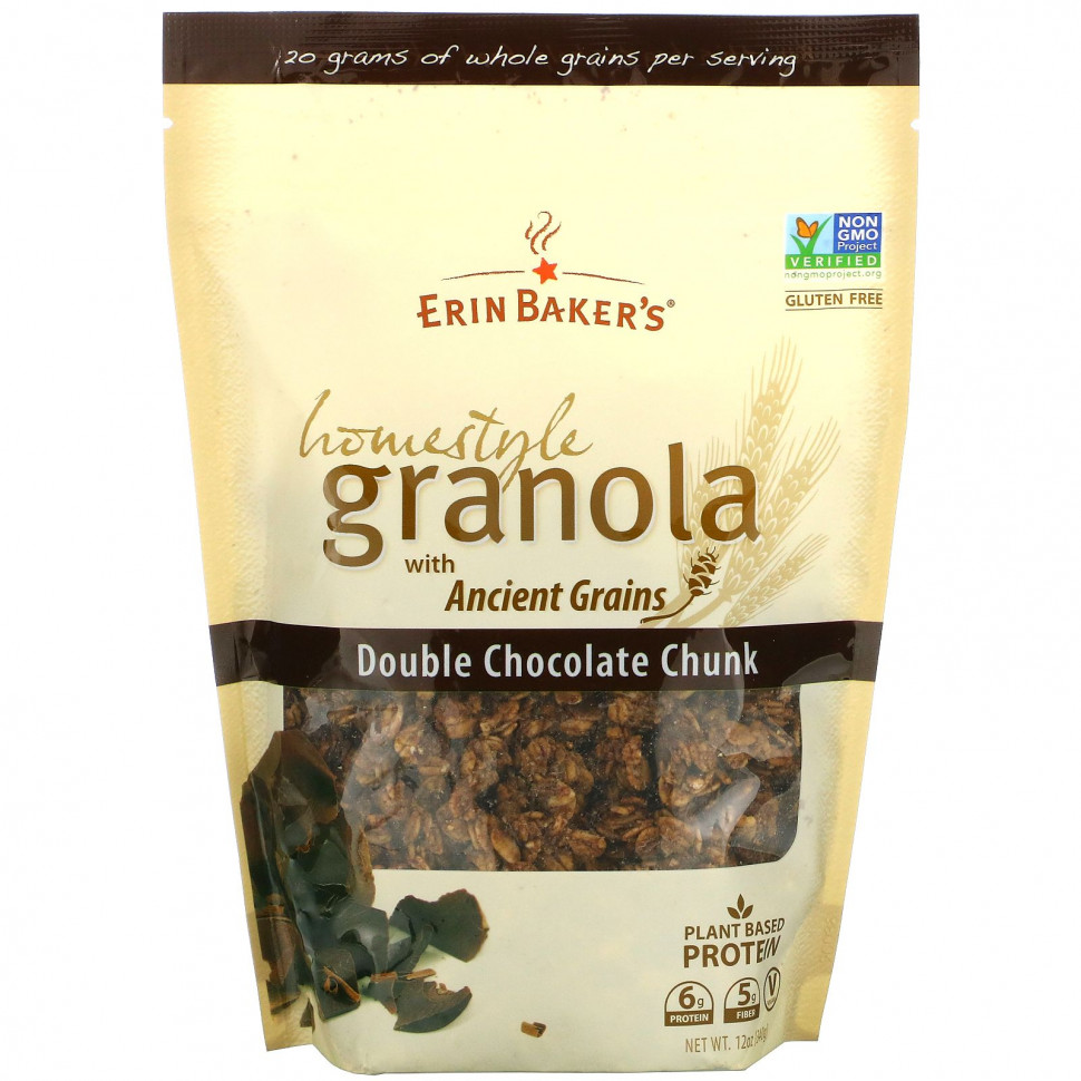  Erin Baker's, Homestyle Granola   ,   , 340  (12 )    -     , -, 