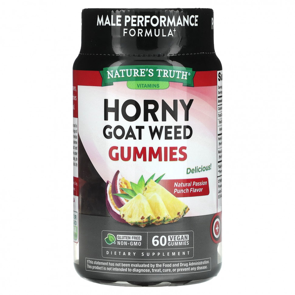  Nature's Truth, Horny Goat Weed, Passion Punch, 60     Iherb ()  