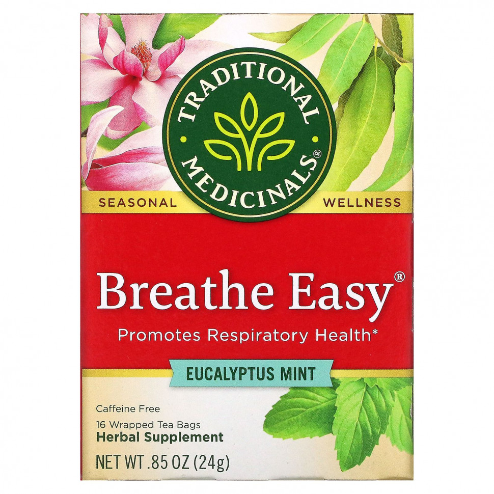  Traditional Medicinals, Breathe Easy,   ,  , 16    , 24  (0,85 )    -     , -, 