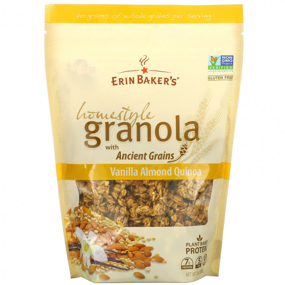  Erin Baker's, Homestyle Granola   ,     , 340  (12 )    -     , -, 