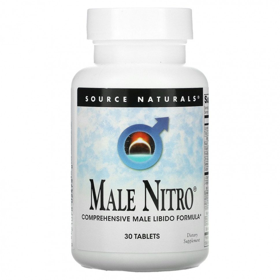  Source Naturals, Male Nitro, 30     -     , -, 