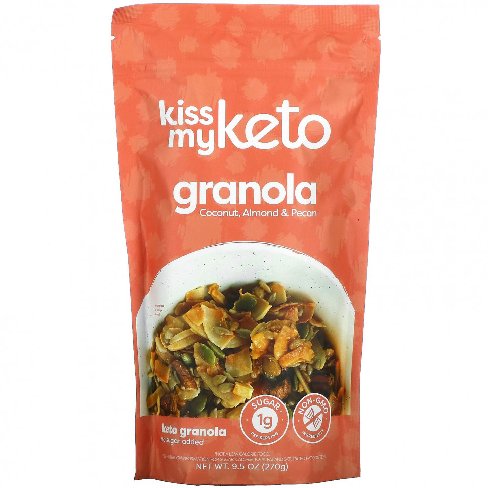  Kiss My Keto, Keto Granola, ,   , 9,5  (270 )    -     , -, 