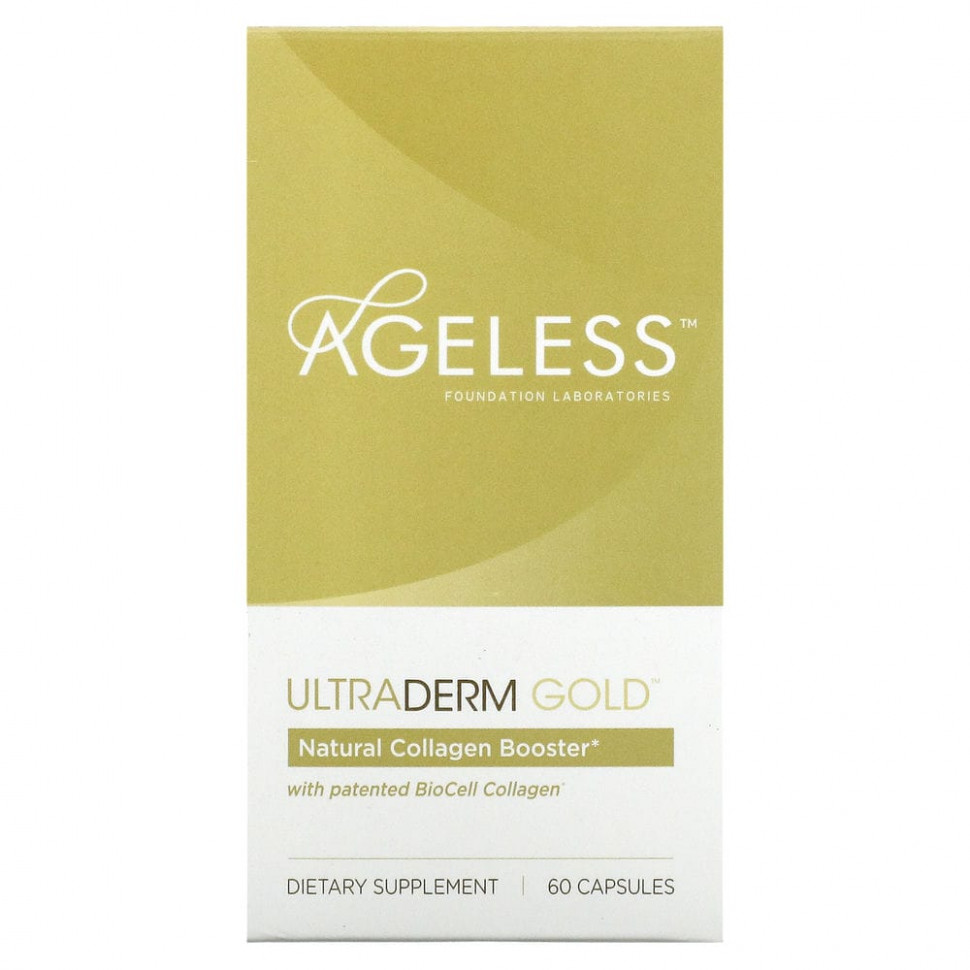  Ageless Foundation Laboratories, UltraDerm Gold,       BioCell, 60     -     , -, 